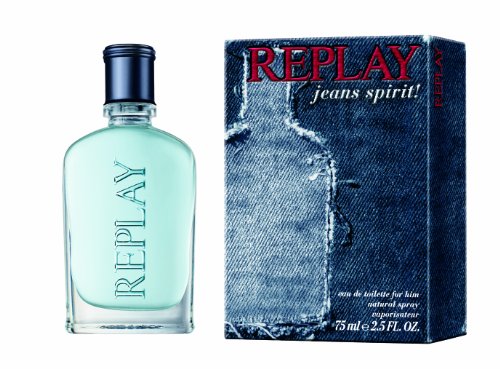 Replay Jeans Spirit Man homme / men, Eau de Toilette, Vaporisateur / Spray, 75 ml
