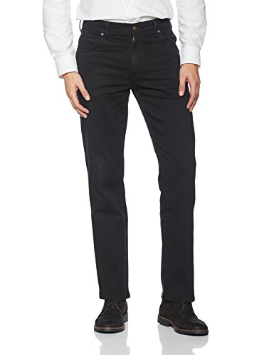 Wrangler Herren Straight Leg Jeanshose Jeans W10IRX26T, Gr. W38/L30, Schwarz (black W10irx26t)