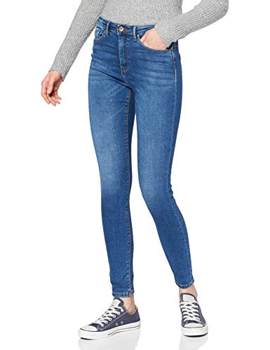 ONLY Damen onlPAOLA HW SK DNM AZG0007 NOOS Skinny Jeans, Blau (Medium Blue Denim), W31/L32 (Herstellergröße: L)