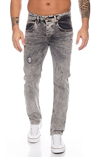 Rock Creek Herren Jeans Dark Grey RC-2106 [W29 L30]