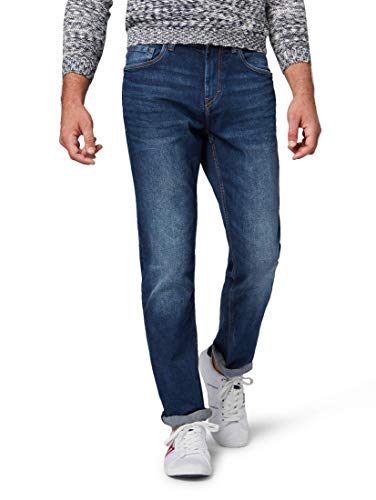 Tom Tailor Herren Jeanshosen Josh Regular Slim Jeans Mid Stone Wash Denim,34/30
