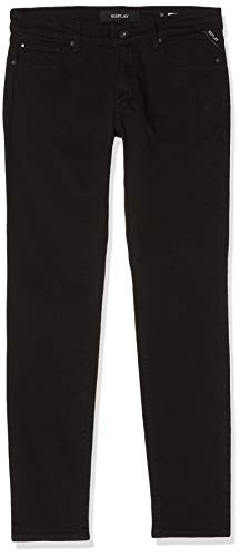Replay Damen New Luz Skinny Jeans, Schwarz (Black 98), W29/L30