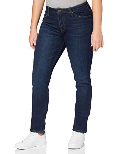Lee Damen Elly' Jeans, Blau (DARK POOL), W33/L28