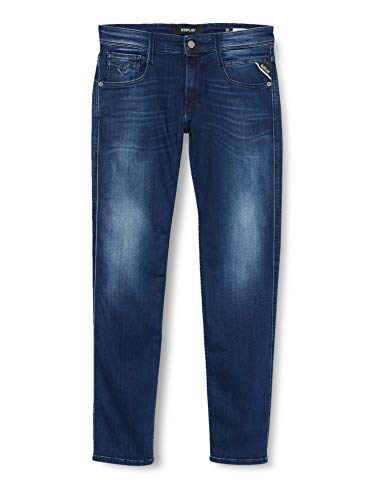 Replay Herren Anbass Jeans, 9 Medium Blue, 36/32