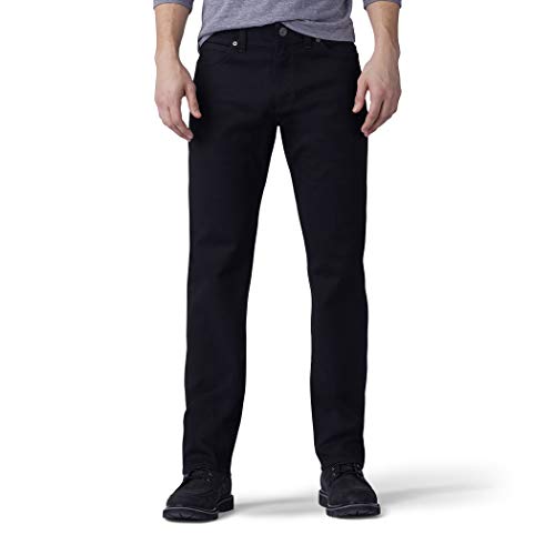 Lee Herren Big-Tall Modern Series Extreme Motion Relaxed Fit Jeans, schwarz, 44W / 30L
