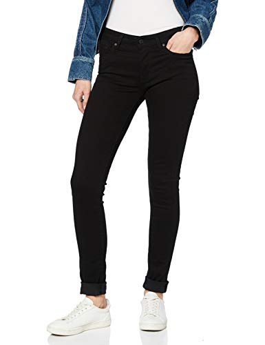 Levi's Damen 711 Skinny Jeans, Black Sheep, 28W / 32L