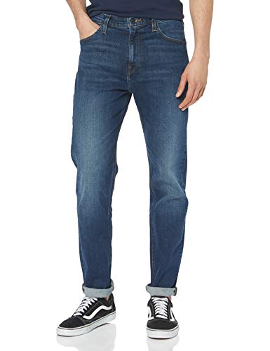 Lee Herren AUSTIN Tapered Fit Jeans, Blau (Dark Diamond Ft), 33W / 30L