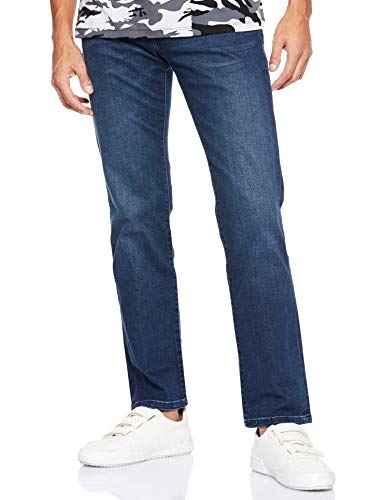 Wrangler Herren Texas Contrast' Jeans, Blau (Darkstone 3009), 46W / 32L