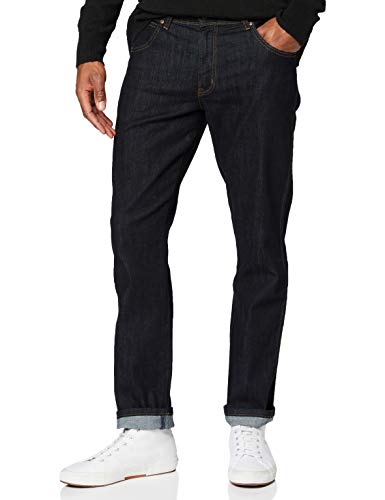 Wrangler Herren Texas Slim Jeans, Blue (Dark Rinse 90A), 35W / 32L