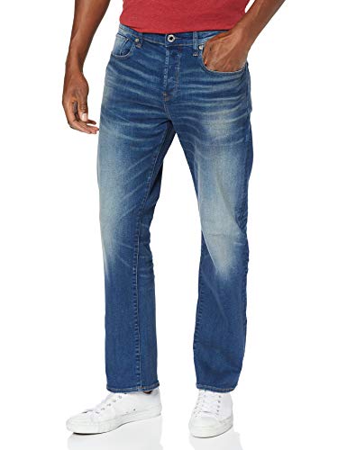 G-STAR RAW Herren Jeans 3301 Relaxed, Blau (Worker Blue Faded A088-A888), 29W / 32L