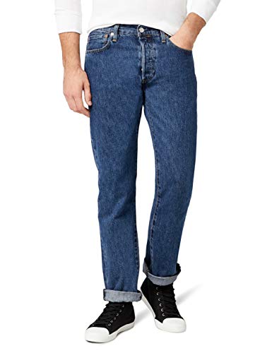 Levi's Herren 501 Original Jeans, Stonewash 80684, 33W / 36L