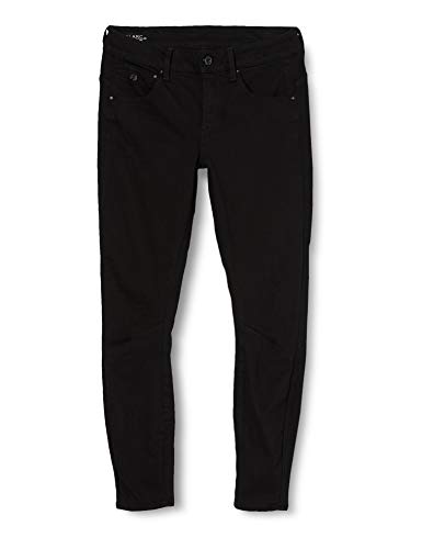 G-STAR RAW Damen Jeans Arc 3D Mid Skinny Wmn, Pitch Black B964-A810, 29W / 32L