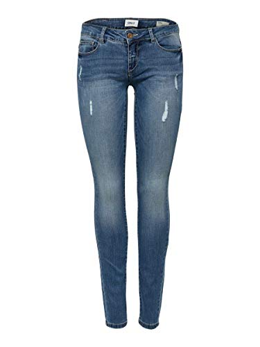 ONLY Female Skinny Fit Jeans ONLCoral sl sk 2734Medium Blue Denim