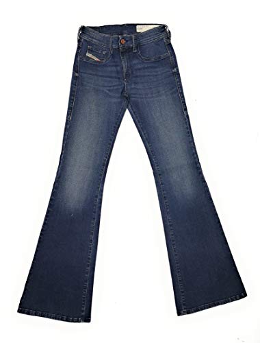 Diesel Damen Jeans Hose Livier-Flare Super Slim-Flare Low Waist Women Jeanshose RI806 Stretch (W30 / L30)