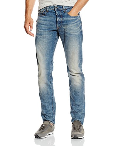 G-STAR RAW Herren Stean Tapered Jeans, Blau (dk Aged 7056-89), 31W / 32L