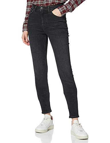 Lee Damen Ivy' Jeans, Noir (Washed Black LI), 27W / 33L