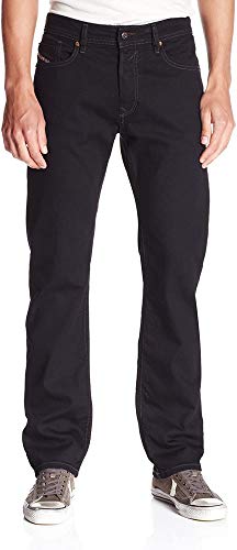Diesel Herren Straight Jeans Waykee Pantaloni, Schwarz (Black/Grey 0886Z), W29/L34
