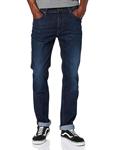 Lee Herren Rider Contrast Jeans, Blau (Dark Pool Gp), 33W / 32L