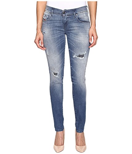Diesel Damen Jeanshose Grupee 0679C Women Jeans Hose Super Slim-Skinny Low Waist Stretch (W30/L32)