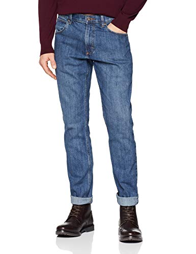Wrangler Herren Authentic Regular Jeans, Blau (Blua Mid Stone 14V), 44W / 32L