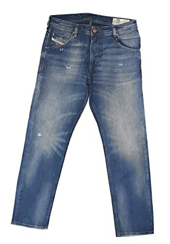 Diesel Herren Jeans Hose Krayver Regular Slim-Carrot Mens Jeanshose 00S5A3 R248D Stretch (W29/L32)
