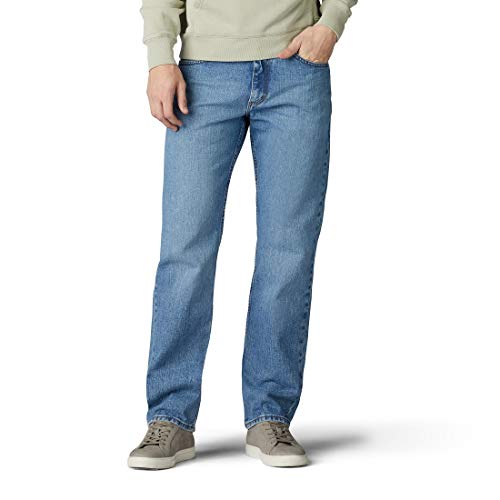 Lee Uniforms Herren Regular Fit Straight Leg Jeans, Vintage-Stein, 33W / 36L