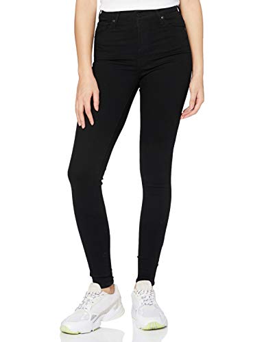 Levi's Damen Mile High Super Skinny Jeans, Black Galaxy, 25W / 28L
