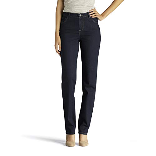 Lee Damen Petite Instantly Slims Classic Relaxed Fit Monroe Jeans, Heritage Blue, 38 Kurz