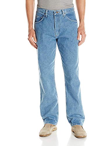 Wrangler Herren Authentics Mens Big & Tall Classic Relaxed Fit Jeans, Steinbleiche, 44W / 32L