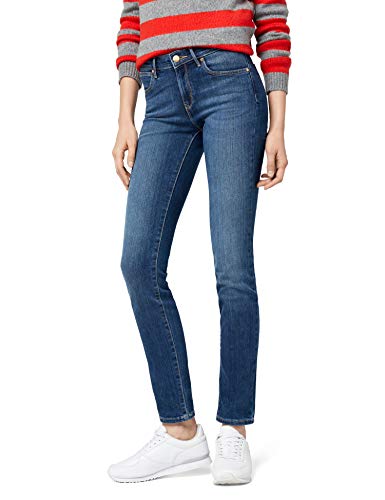 Wrangler Damen SLIM Jeans, Blau (Authentic Blue 85U), 30W / 30L