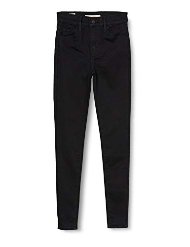 Levi's Damen 720 Hirise Super Skinny Jeans, Black Galaxy, 28W / 28L