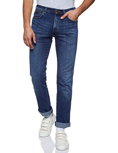 Wrangler Herren Straight Jeans ARIZONA-W12O3339E, Blau (Burnt Blue 39E), 38W / 30L