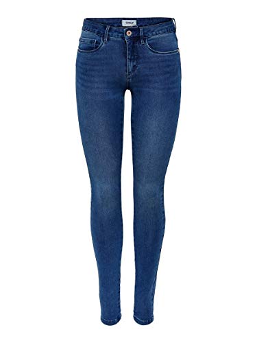 ONLY Damen Onlroyal Reg Skinny Pim504 Noos Jeanshose, Medium Blue Denim, S / 32L